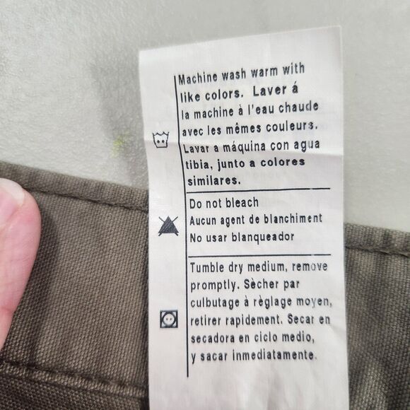 Utility Cargo Workwear Carhart Double Front Work Pants Size 36X30 Mushroom - Picture 6 of 12